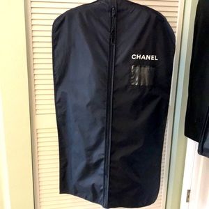 Vintage Chanel Garment Bag with Lock and Keys